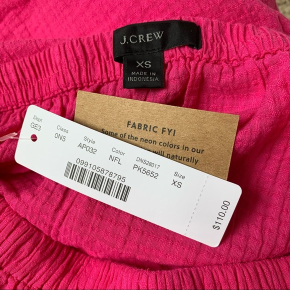 J. Crew Pink Sleeveless Swimsuit Cover Up Size X-Small - Picture 6 of 10